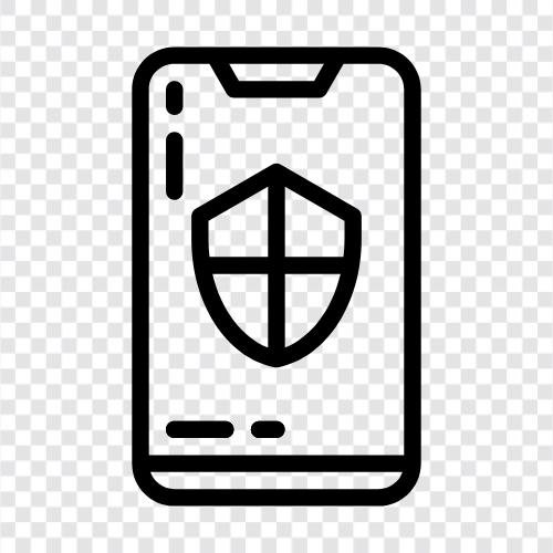 android telefon güvenlik duvarı, iphone güvenlik duvarı, ipad güvenlik duvarı, akıllı telefon güvenlik duvarı ikon svg