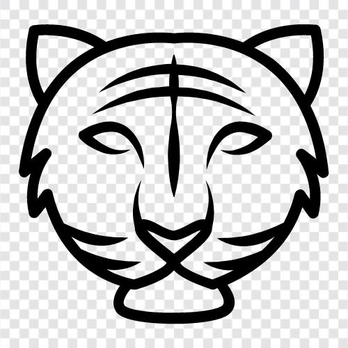 Animal, Animal World, Animal Breeds, Tiger Breeds icon svg