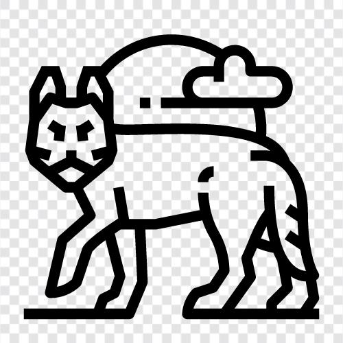 Tier, Hunde, Tierrechte, gefährdete symbol