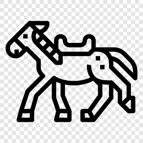 animal, equine, carriage, saddle icon svg