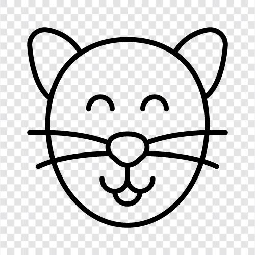 animals, house, purr, cute icon svg