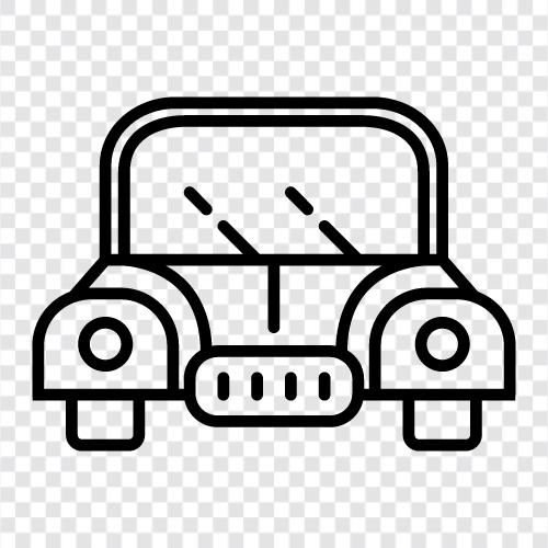 antique car, classic cars, old car, classic cars for sale icon svg