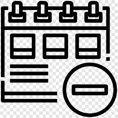 appointment, diary, todo list, date icon svg