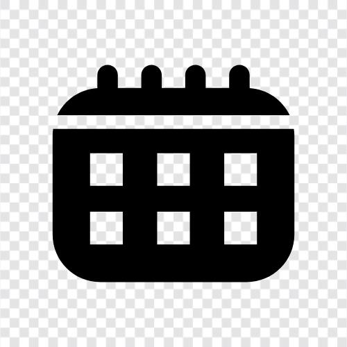 appointment, diary, schedule, time icon svg