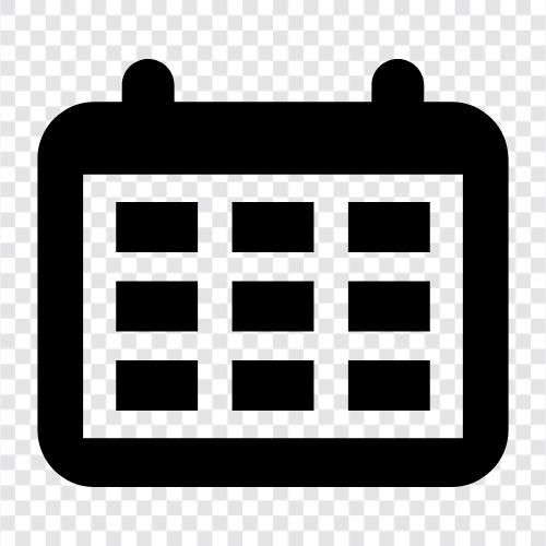Termin, Aufgabenliste, Tagebuch, Zeitplan symbol