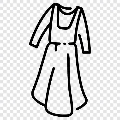 Schürze, kleid, Frauen, Schürze kleid symbol