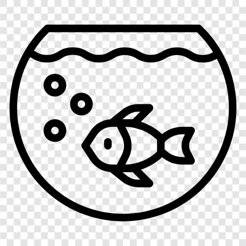 Aquarium, Fischtank, Süßwasserfische, Salzwasserfische symbol