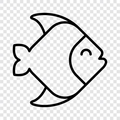 Aquarium, Fischtank, Fischfutter, FischHabitat symbol