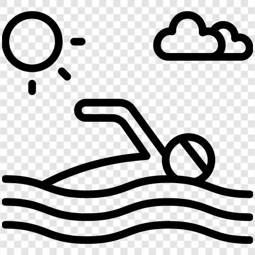 Wasser, Schwimmbad, Runden, Schwimmtechnik symbol