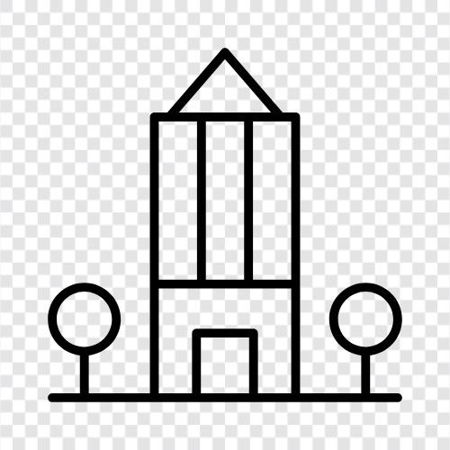 architecture, design, construction, residential icon svg