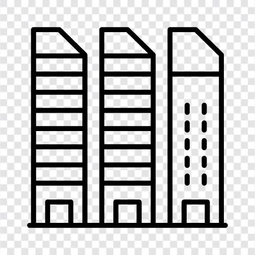 architecture, construction, design, facade icon svg