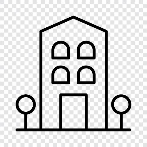 architecture, historic, old, historic buildings icon svg