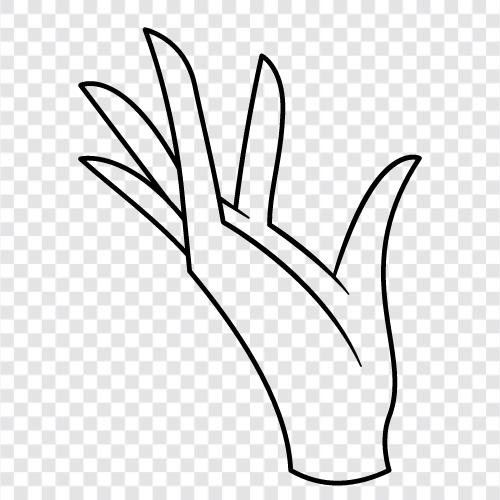 kol hareketi, el işareti, işaret dili, gesture dili ikon svg