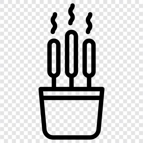 aroma, sticks, burner, censer icon svg