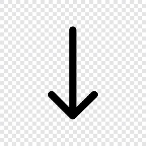 arrow down, down arrow icon, down arrow icon download, down arrow key icon svg