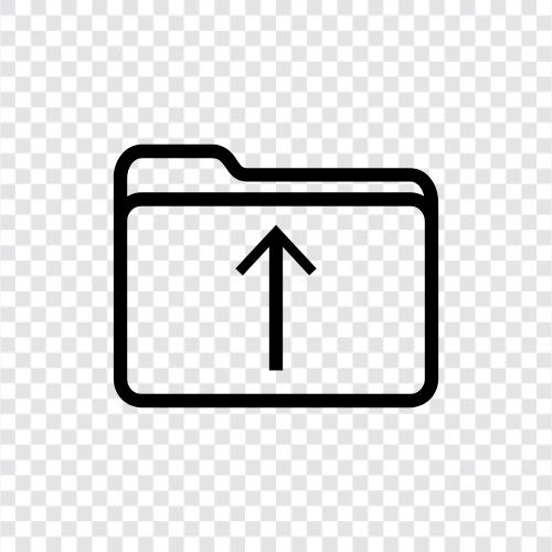 Arrow Folder icon, Arrow Icon, Folder Icon, Windows 10 Arrow Folder icon svg