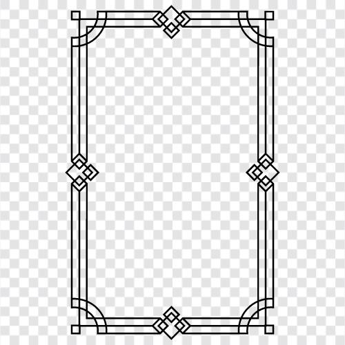 art deco frame design, art deco frame shop, art deco, art deco frame symbol