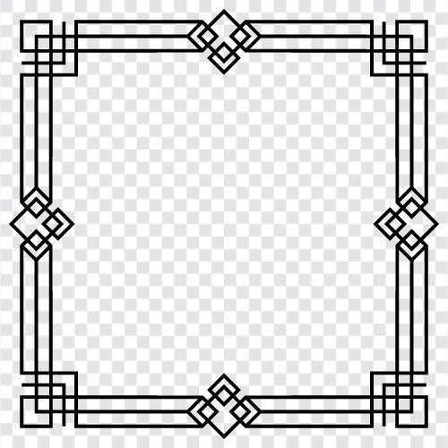 art deco frame design, art deco frame maker, art deco, art deco frame symbol