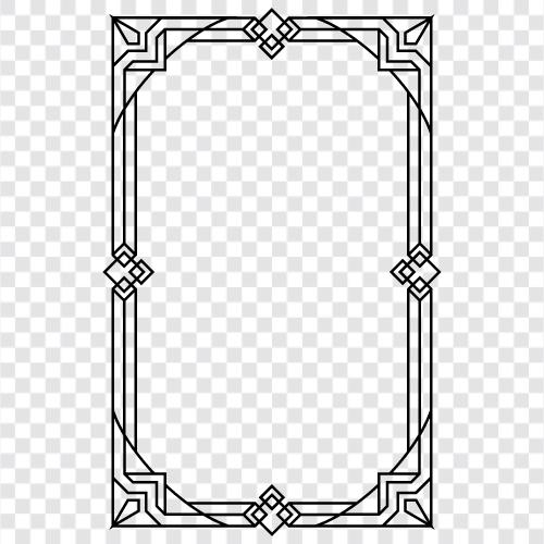 art deco frames, art deco style, art deco furniture, art deco frame icon svg