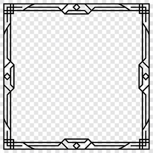 art deco frames, art deco glass, art deco frames online, art deco frame icon svg