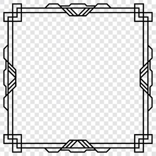 art deco frames, art deco art, art deco style, art deco frame icon svg