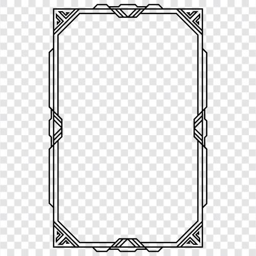 art deco style, art nouveau frame, vintage art dec, art deco frame icon svg