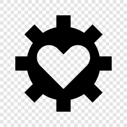 artificial heart, robotic heart, artificial organ, artificial heart surgery icon svg