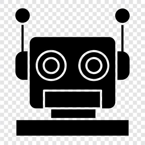artificial intelligence, machine learning, android, robot software icon svg