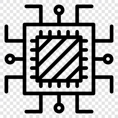 Künstliche Intelligenz, Computer Künstliche Intelligenz, maschinelles Lernen, Deep Learning symbol