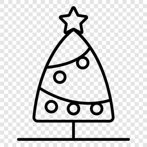 artificial, prelit, tree farm, Christmas tree stands icon svg