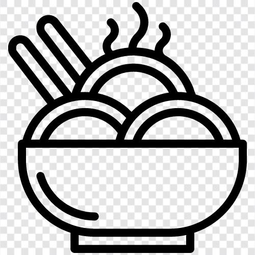 Asian food, Ramen, Chinese food, Japanese food icon svg