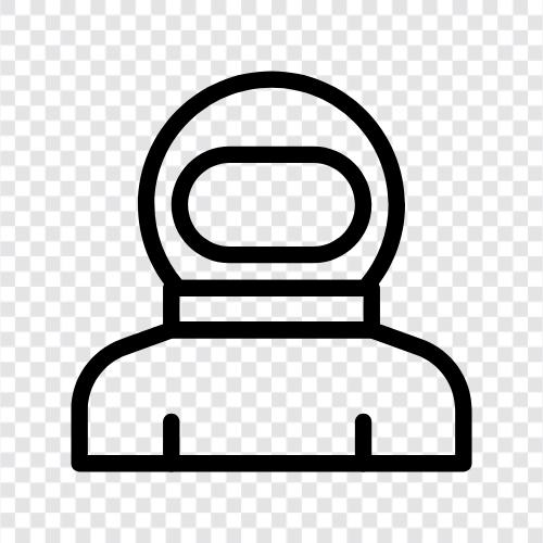 astronaut, space shuttle, space station, moon icon svg