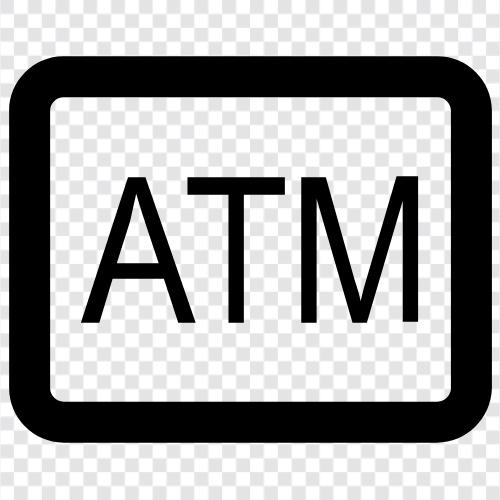 ATM, machine, cash, withdrawal icon svg