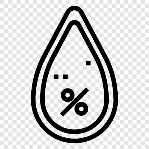 atmosphärische, relative, Wasserdampf, Dampfdruck symbol