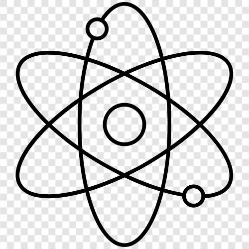 atomicity, nucleus, electron, electron shell icon svg