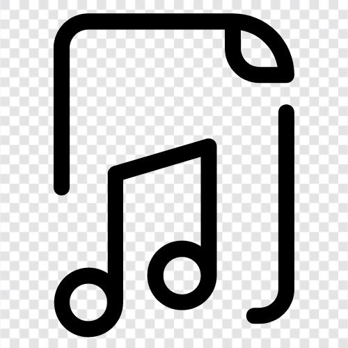 audio, music, mp3, music file icon svg