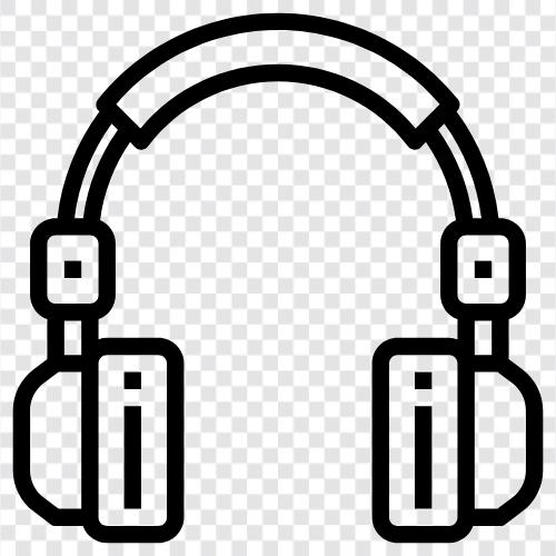 audio, headphone, earphones, earbuds icon svg