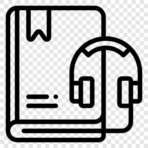 Hörbuch, Audio CD, Audiocassette, Audiostreaming symbol