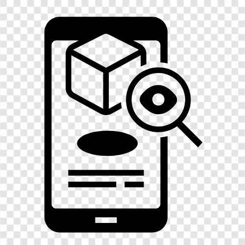 augmented reality product demo, augmented reality product presentation, augmented reality product demonstration, augmented reality product preview icon svg