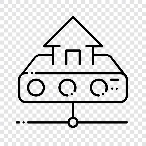 automation, control, IoT, home security icon svg