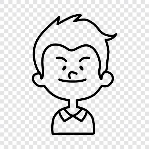 Avatar kid, Avatar boy, Avatar young boy, Avatar baby icon svg