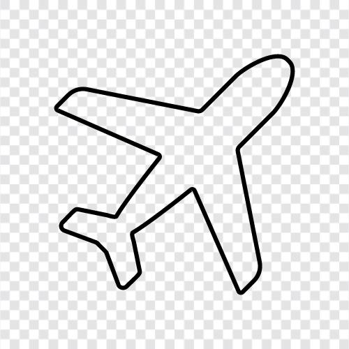 havacılık, uçan, seyahat, uçak ikon svg