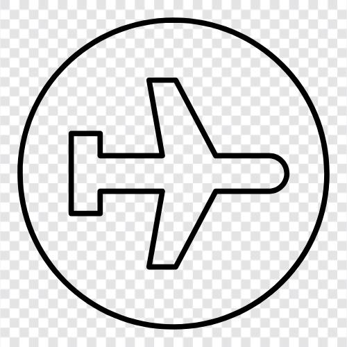 Luftfahrt, Fluggesellschaft, Flugreisen, Flug symbol