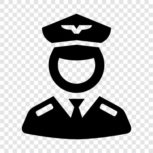 aviation, flying, airplane, captain icon svg