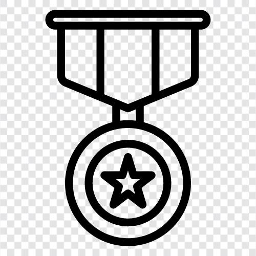 Awards, Honor, Glory, Valor icon svg