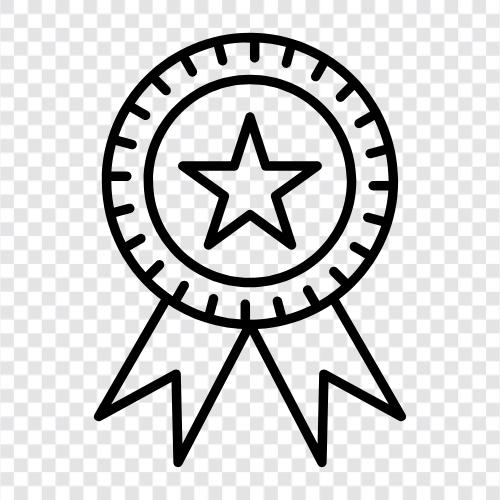 awards, commemorative, recognition, respect icon svg