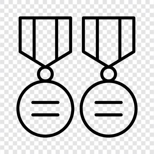 awards, commendations, citations, trophies honor icon svg