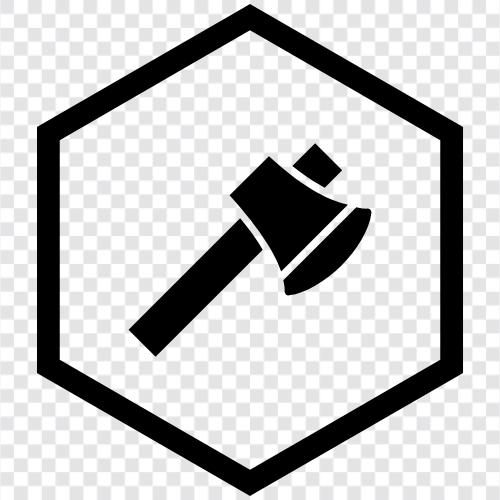 axe, axes, cutting, chopping icon svg