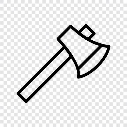 Axe Head, Axe Handle, Axe Head Sharpener, Axe Handle Sharpener icon svg