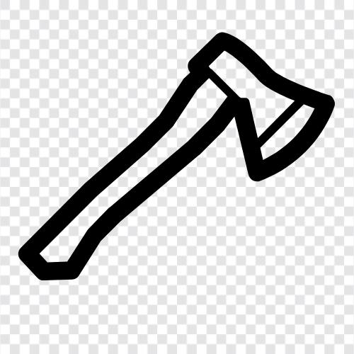 axe, hatchet, tool, weapon icon svg